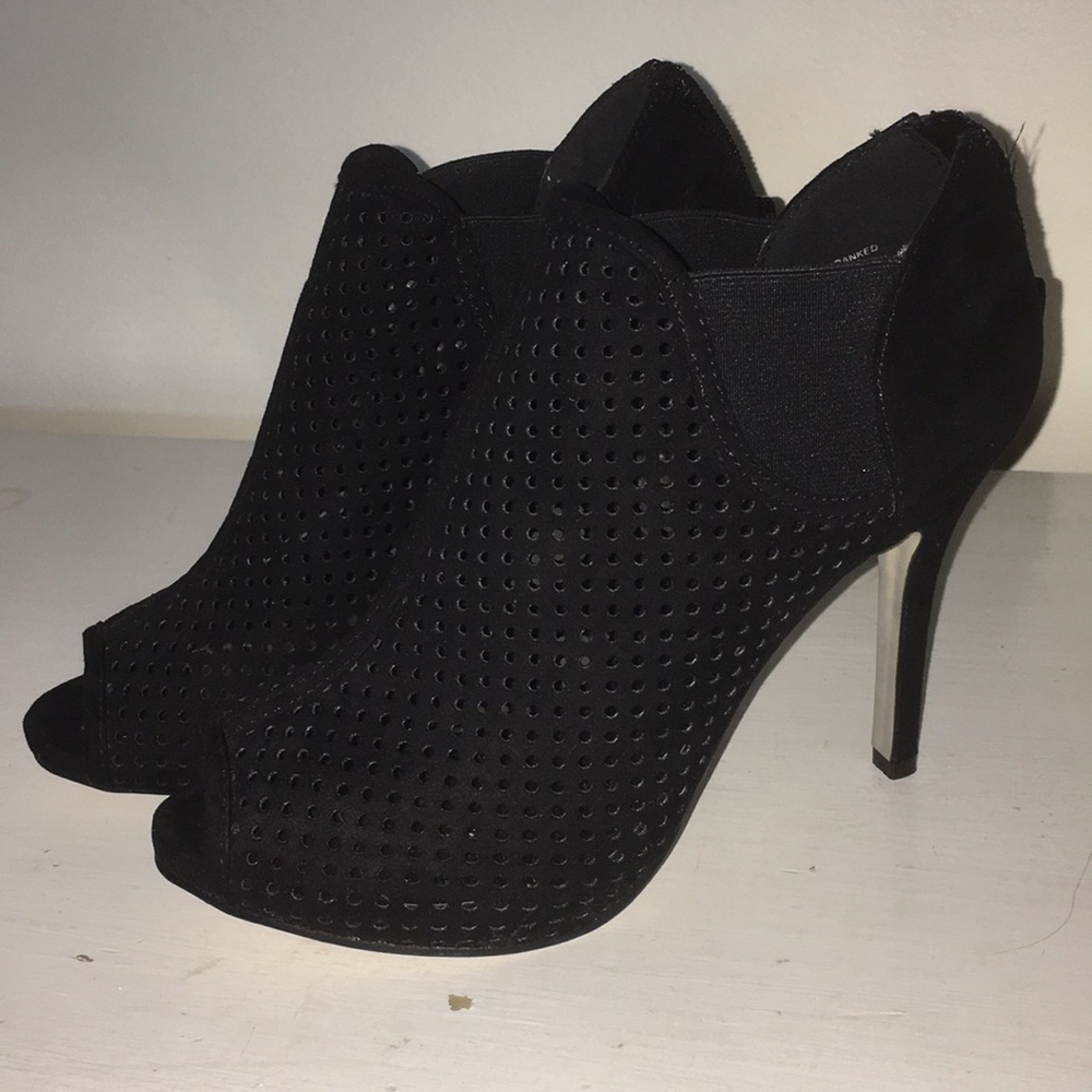 Madden Girl peep toe booties